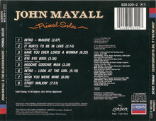Load image into Gallery viewer, John Mayall : Primal Solos (CD, Album, RE, RM)