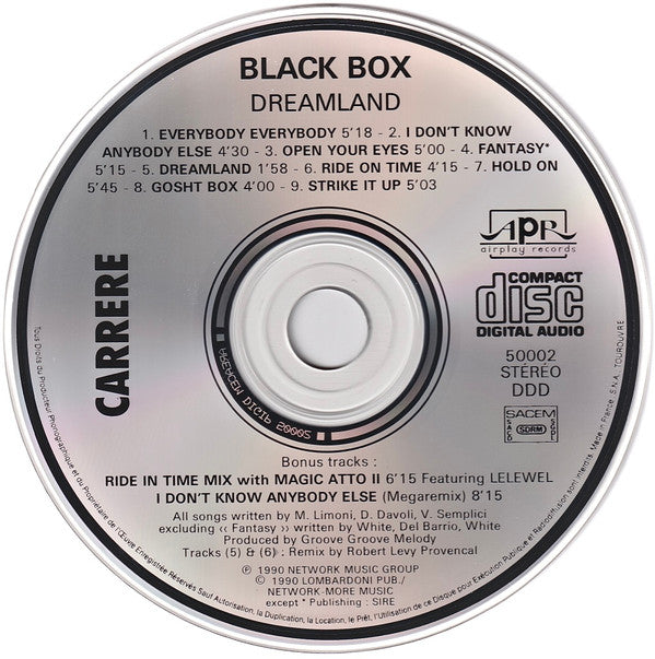 Buy Black Box : Dreamland (CD, Album) Online for a great price