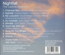 Load image into Gallery viewer, Charlie Haden & John Taylor (2) : Nightfall (CD, Album)