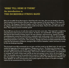 Load image into Gallery viewer, The Incredible String Band : 'Here Till Here Is There' An Introduction To The Incredible String Band (CD, Comp)
