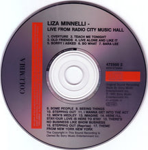 Load image into Gallery viewer, Liza Minnelli : Live From Radio City Music Hall (CD, Album, RP)