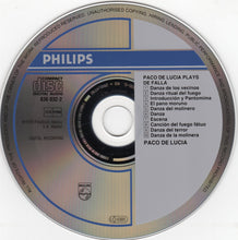 Load image into Gallery viewer, Paco De Lucía : Plays Manuel De Falla (CD, Album, RE)
