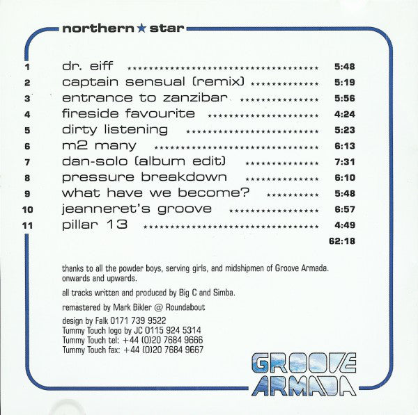 Buy Groove Armada Northern Star CD Album RE RM Online for a