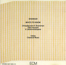 Load image into Gallery viewer, Shankar : Who's To Know (CD, Album, RE)