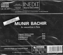 Load image into Gallery viewer, Munir Bachir* : En Concert/Live À Paris (CD, Album)