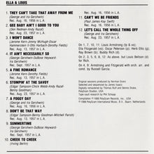 Load image into Gallery viewer, Ella Fitzgerald / Louis Armstrong : Ella Fitzgerald & Louis Armstrong (CD, Comp)