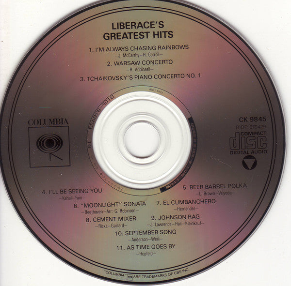 Buy Liberace : Liberace's Greatest Hits (CD, Comp) Online for a