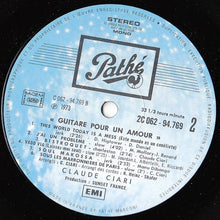 Load image into Gallery viewer, Claude Ciari : Guitare Pour Un Amour (LP, Album)