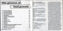 Load image into Gallery viewer, Bud Powell : The Genius Of Bud Powell (CD, Album, RE)