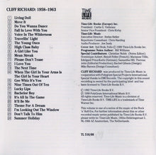 Load image into Gallery viewer, Cliff Richard : Cliff Richard 1958 - 1963 (CD, Comp)