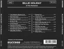 Load image into Gallery viewer, Billie Holiday : A Fine Romance (CD, Comp)