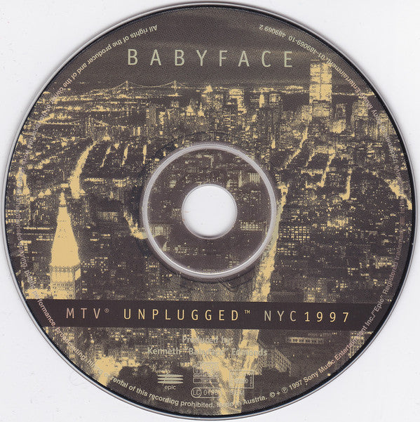 Buy Babyface : MTV Unplugged NYC 1997 (CD, Album) Online for a great price