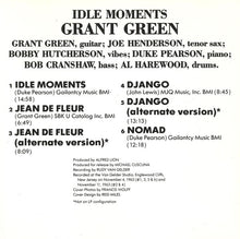 Load image into Gallery viewer, Grant Green : Idle Moments (CD, Album, RE)