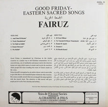 Load image into Gallery viewer, فيروز* = Fairuz : الجمعة الحزينة - ترانيم دينية = Good Friday - Eastern Sacred Songs (LP, RE)