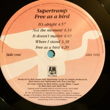 Load image into Gallery viewer, Supertramp : Free As A Bird (LP, Album, Gre)