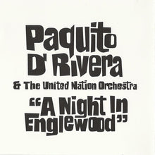 Load image into Gallery viewer, Paquito D'Rivera & The United Nation Orchestra : A Night In Englewood (CD, Album)