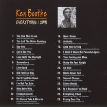 Load image into Gallery viewer, Ken Boothe : Everything I Own (CD, Comp)