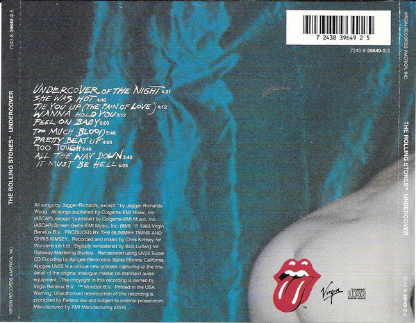 Buy The Rolling Stones : Undercover (CD, Album, RE, RM) Online for a great  price