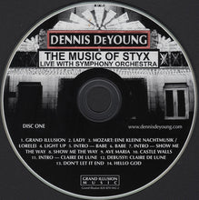 Load image into Gallery viewer, Dennis DeYoung : The Music Of Styx: Live With Symphony Orchestra (2xCD, Album)