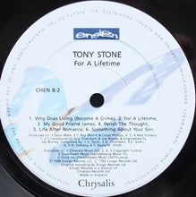 Load image into Gallery viewer, Tony Stone : For A Lifetime (LP, Album)