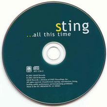 Load image into Gallery viewer, Sting : ...All This Time (CD, Album)