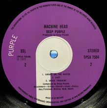 Load image into Gallery viewer, Deep Purple : Machine Head (LP, Album, 1st)