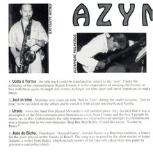 Load image into Gallery viewer, Azymuth : Volta á Turma (CD, Album)