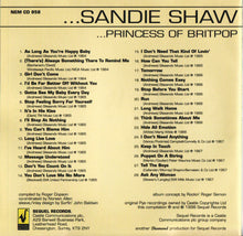 Load image into Gallery viewer, Sandie Shaw : Princess Of Britpop (CD, Album, Comp)
