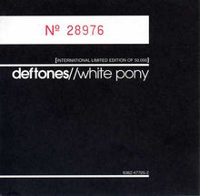 Load image into Gallery viewer, Deftones : White Pony (CD, Album, Enh, Ltd, Num, Red)