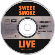 Load image into Gallery viewer, Sweet Smoke : Sweet Smoke Live (CD, Album, RE)
