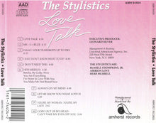 Load image into Gallery viewer, The Stylistics : Love Talk (CD, Album)