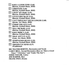 Load image into Gallery viewer, Big Walter Horton* With Carey Bell : Big Walter Horton With Carey Bell (CD, Album, RE)
