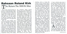 Load image into Gallery viewer, Rahsaan Roland Kirk* : The Return Of The 5000 Lb. Man (CD, Album, RE)