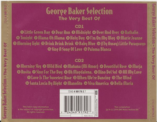 Buy George Baker Selection : The Very Best Of (2xCD, Comp) Online for a  great price
