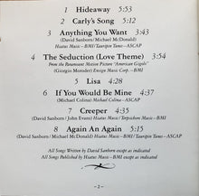 Load image into Gallery viewer, David Sanborn : Hideaway (CD, Album, RE)