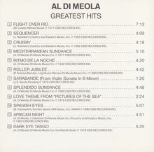 Load image into Gallery viewer, Al Di Meola : Greatest Hits (CD, Comp)