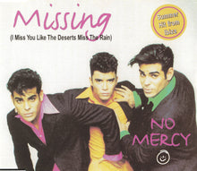 Load image into Gallery viewer, No Mercy : Missing (I Miss You Like The Deserts Miss The Rain) (CD, Maxi)