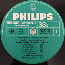 Load image into Gallery viewer, Pierre Henry • Michel Colombier : Les Jerks Électroniques De La Messe Pour Le Temps Présent Et Musiques Concrètes Pour Maurice Béjart (LP, Album, Comp)