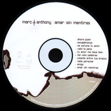 Load image into Gallery viewer, Marc Anthony : Amar Sin Mentiras (CD, Album)
