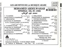Load image into Gallery viewer, Mohamed Abdelwahab* : Integrale (Vol. VII) Film "La Rose Blanche" 1933 (CD, Comp)