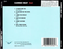Load image into Gallery viewer, Canned Heat : Live! (CD, Album)