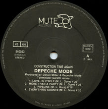 Load image into Gallery viewer, Depeche Mode : Construction Time Again (LP, Album)