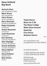 Load image into Gallery viewer, Dave Holland Big Band : What Goes Around (CD, Album)