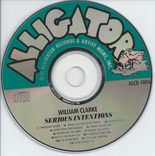 Load image into Gallery viewer, William Clarke : Serious Intentions (CD, Album)