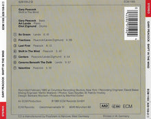 Load image into Gallery viewer, Gary Peacock, Art Lande, Eliot Zigmund : Shift In The Wind (CD, Album, RE)