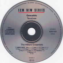 Load image into Gallery viewer, Gesualdo* - The Hilliard Ensemble : Tenebrae (2xCD, Album)