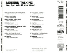 Load image into Gallery viewer, Modern Talking : You Can Win If You Want (CD, Comp)