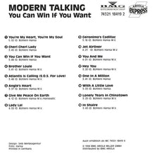 Load image into Gallery viewer, Modern Talking : You Can Win If You Want (CD, Comp)