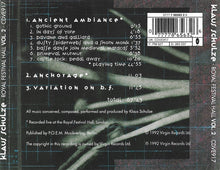 Load image into Gallery viewer, Klaus Schulze : Royal Festival Hall Volume 2 (CD, Album)