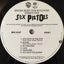Load image into Gallery viewer, Sex Pistols : Never Mind The Bollocks Here's The Sex Pistols (LP, Album, Jac)